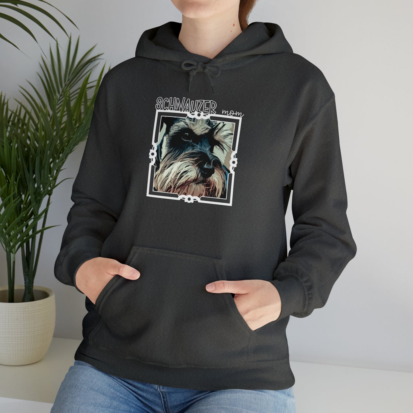 Schnauzer Mom Hooded Unisex Sweatshirt