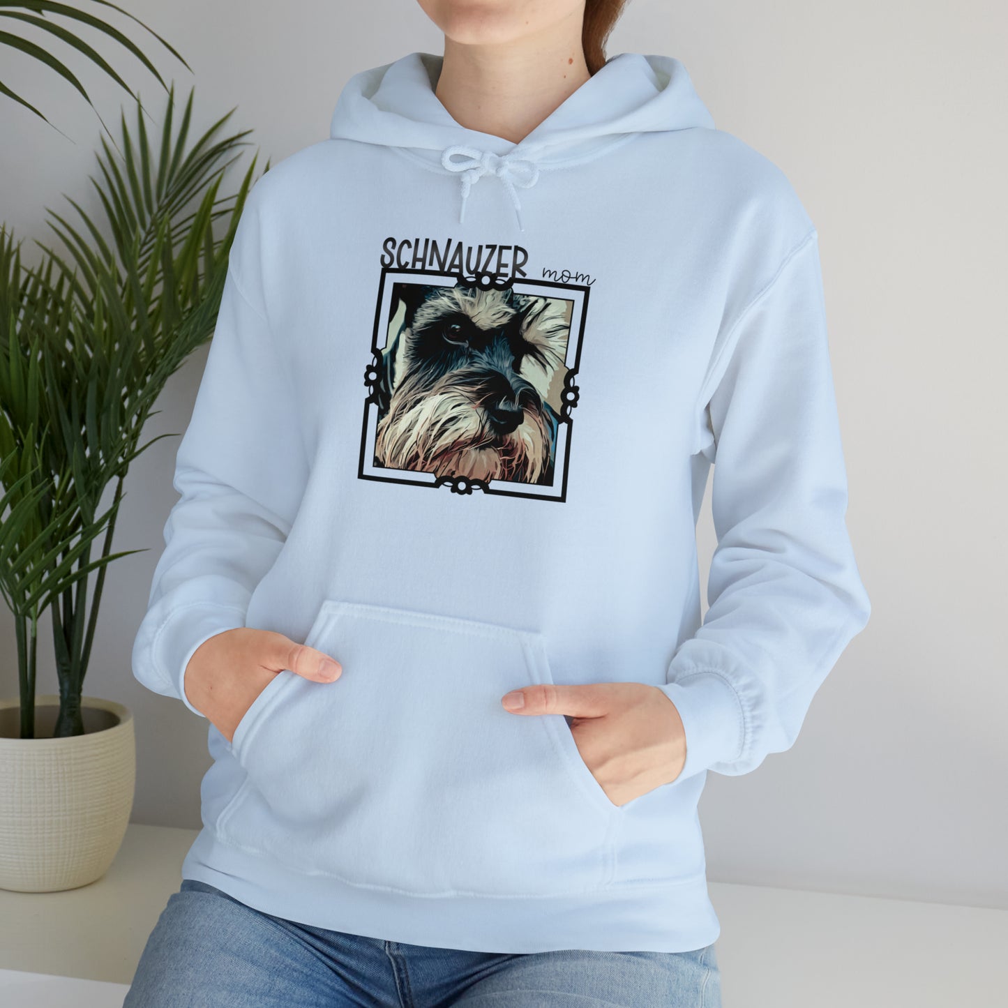 Schnauzer Mom Hooded Unisex Sweatshirt