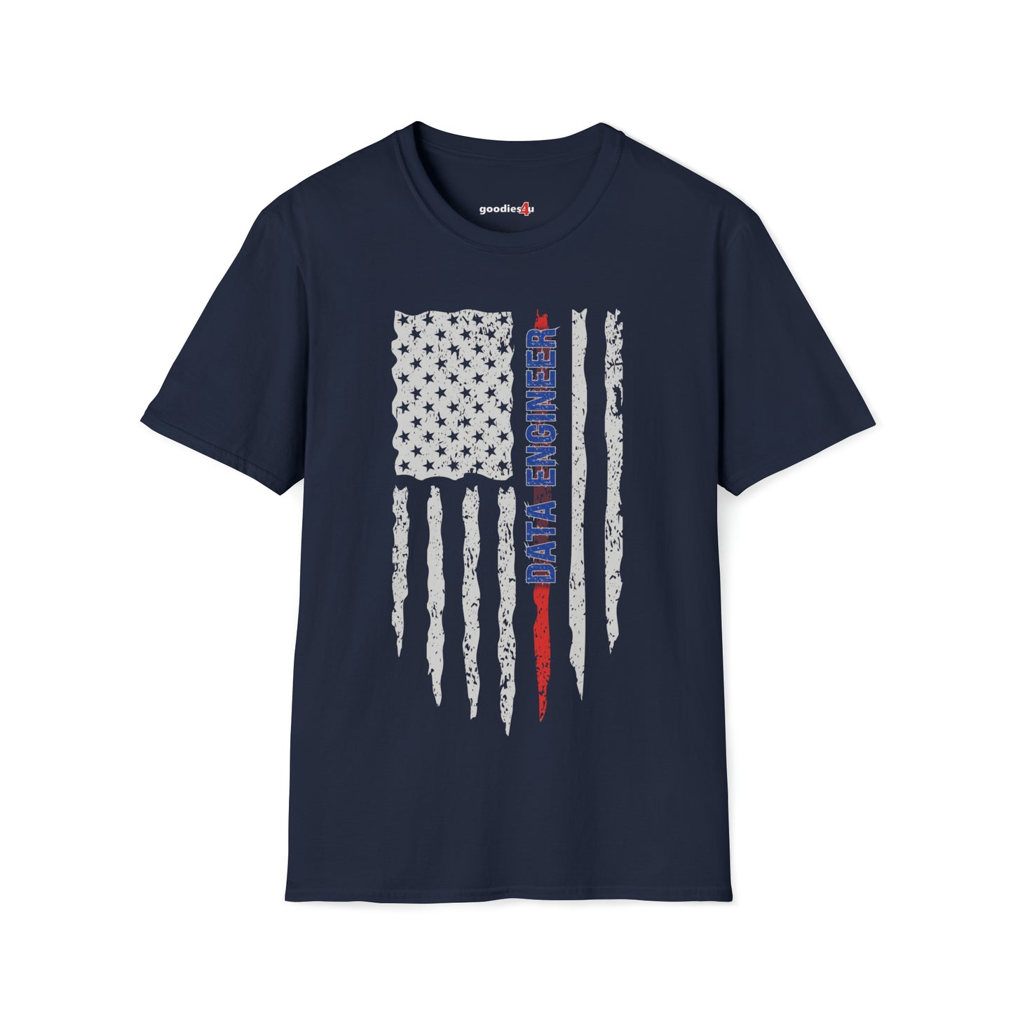 American Flag Data Engineer Unisex T Shirt