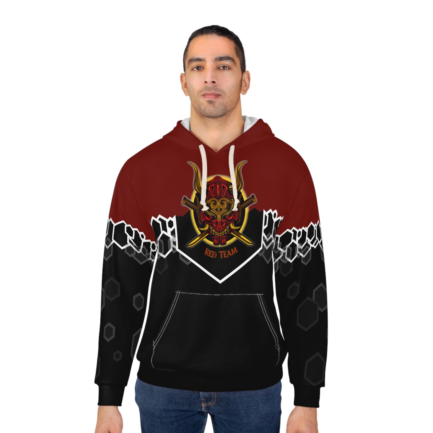 Cybersecurity Red Team Devil Ronin Unisex Pullover Hoodie