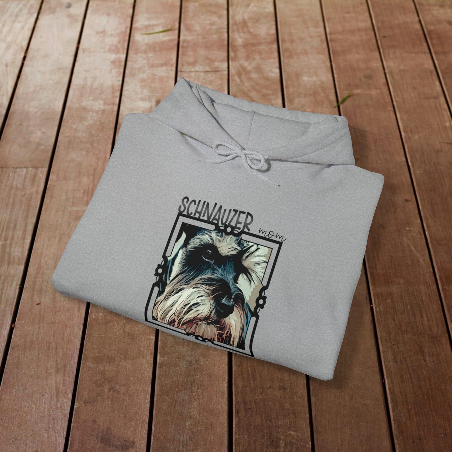 Schnauzer Mom Hooded Unisex Sweatshirt