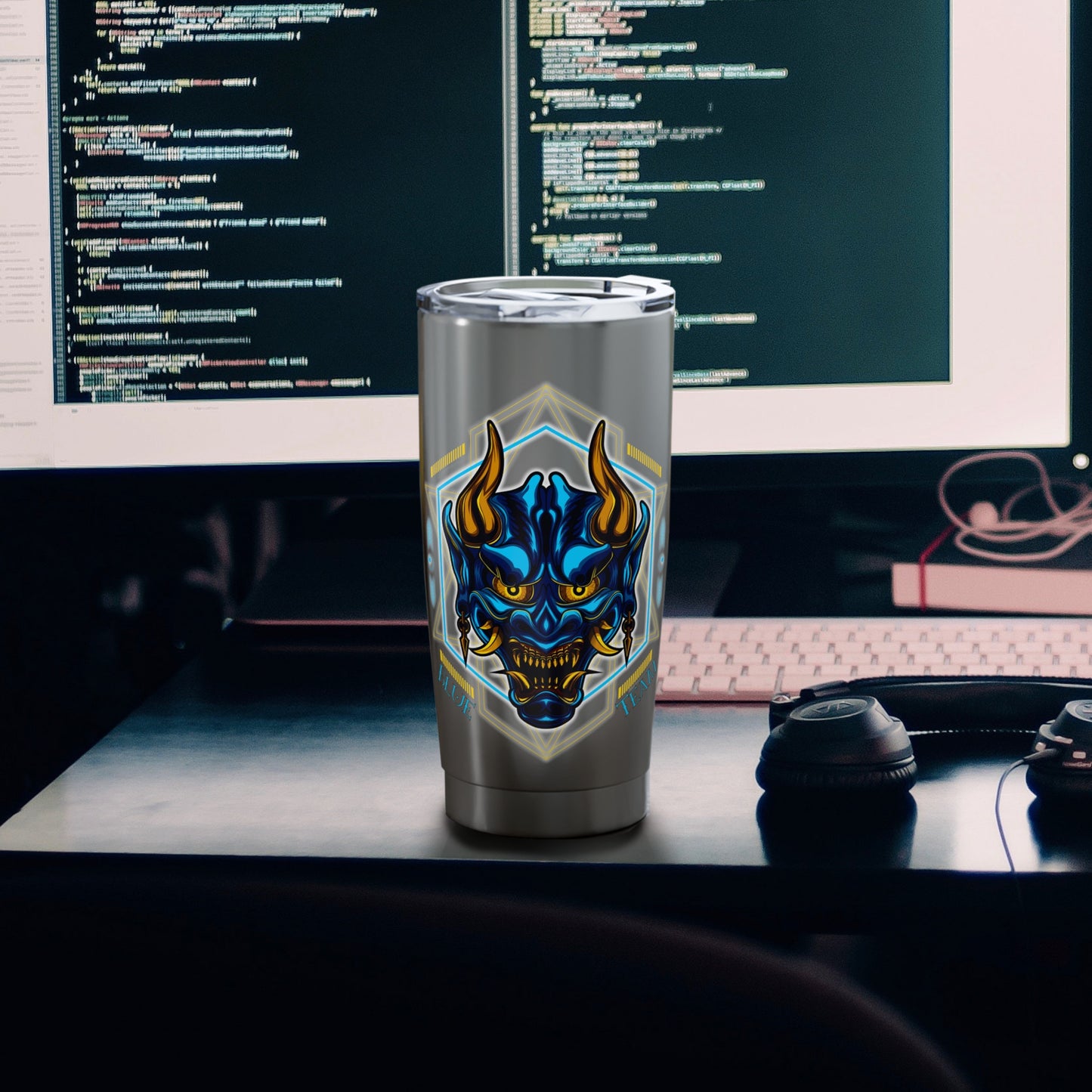 Cybersecurity 20 oz Tumbler Blue Team