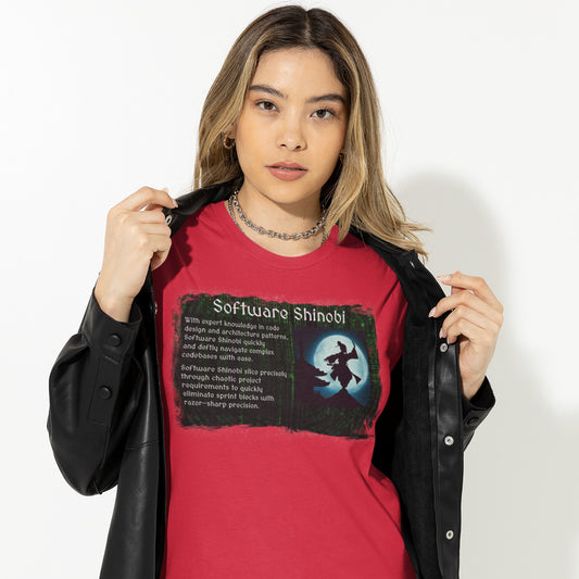 RPG Developer: Software Shinobi Female Character Unisex T Shirt