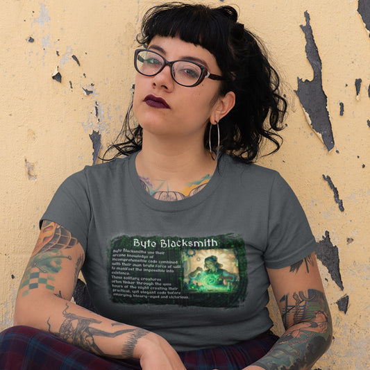 RPG Developer: Byte Blacksmith Female Character Unisex T Shirt